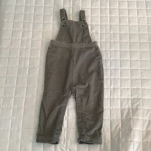 Pehr Organic Cotton Corduroy Overalls – Olive | Size 18M